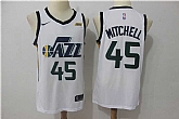 Utah Jazz #45 Donovan Mitchell White Nike Swingman Stitched NBA Jersey,baseball caps,new era cap wholesale,wholesale hats