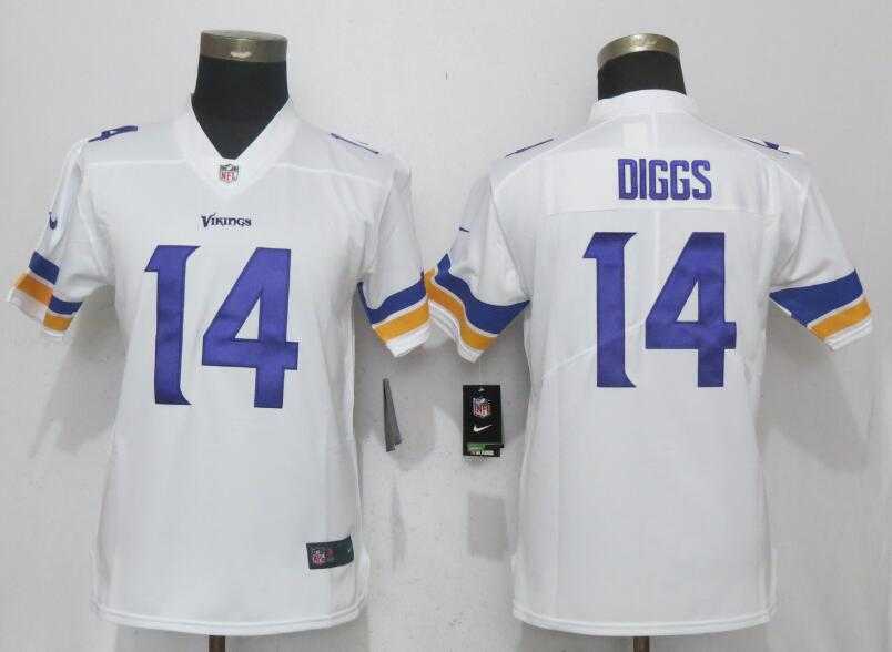 Women Nike Vikings #14 Stefon Diggs White Vapor Untouchable Limited Jersey,We sell and wholesale Women Nike Vikings #14 Stefon Diggs White Vapor Untouchable Limited Jersey on line form chian!