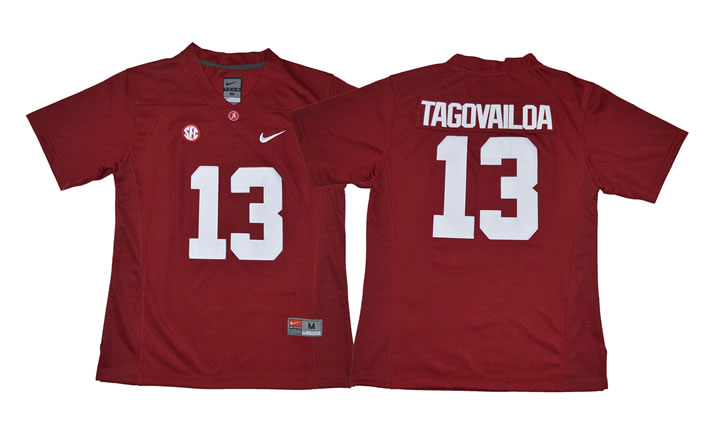 Alabama Crimson Tide #13 Tua Tagovailoa Red Women With Diamond Logo College Football Jersey,We sell and wholesale Alabama Crimson Tide #13 Tua Tagovailoa Red Women With Diamond Logo College Football Jersey on line form chian!