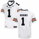 Auburn Tigers #1 Montravius Adams White College Football Jersey DingZhi,baseball caps,new era cap wholesale,wholesale hats