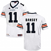 Auburn Tigers #11 Karlos Dansby White College Football Jersey DingZhi,baseball caps,new era cap wholesale,wholesale hats