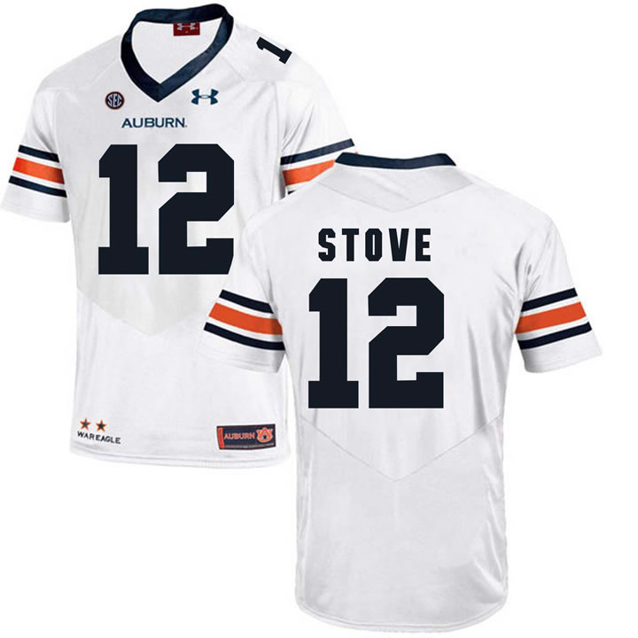 Auburn Tigers #12 Eli Stove White College Football Jersey DingZhi,We sell and wholesale Auburn Tigers #12 Eli Stove White College Football Jersey DingZhi on line form chian!