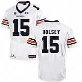 Auburn Tigers #15 Joshua Holsey White College Football Jersey DingZhi,baseball caps,new era cap wholesale,wholesale hats