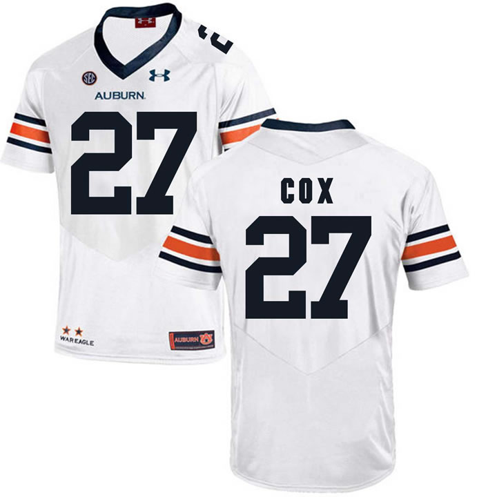 Auburn Tigers #27 Chandler Cox White College Football Jersey DingZhi,We sell and wholesale Auburn Tigers #27 Chandler Cox White College Football Jersey DingZhi on line form chian!