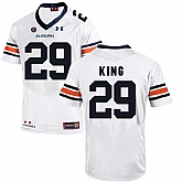 Auburn Tigers #29 Brandon King White College Football Jersey DingZhi,baseball caps,new era cap wholesale,wholesale hats