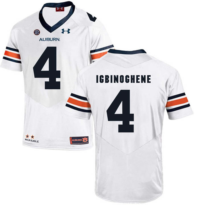Auburn Tigers #4 Noah Igbinoghene White College Football Jersey DingZhi,We sell and wholesale Auburn Tigers #4 Noah Igbinoghene White College Football Jersey DingZhi on line form chian!