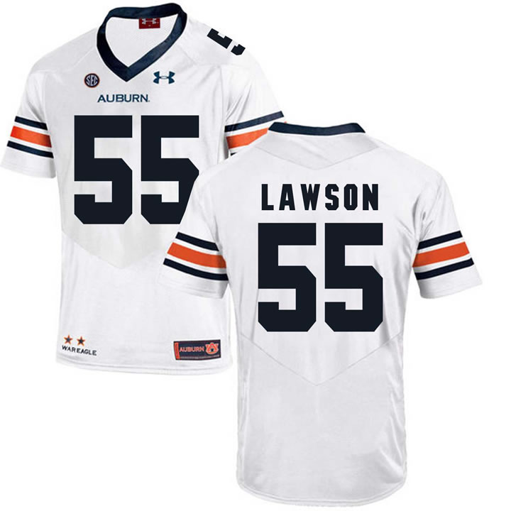 Auburn Tigers #55 Carl Lawson White College Football Jersey DingZhi,We sell and wholesale Auburn Tigers #55 Carl Lawson White College Football Jersey DingZhi on line form chian!