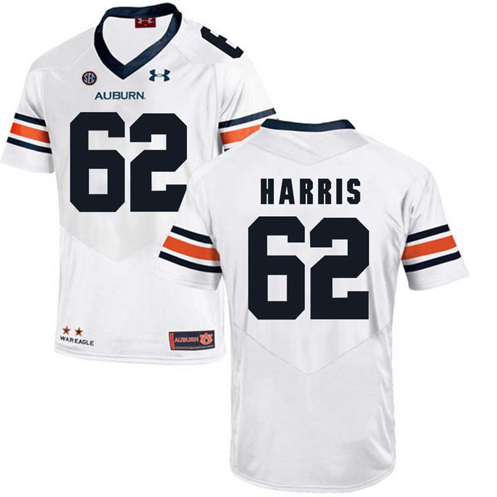 Auburn Tigers #62 Josh Harris White College Football Jersey DingZhi,We sell and wholesale Auburn Tigers #62 Josh Harris White College Football Jersey DingZhi on line form chian!