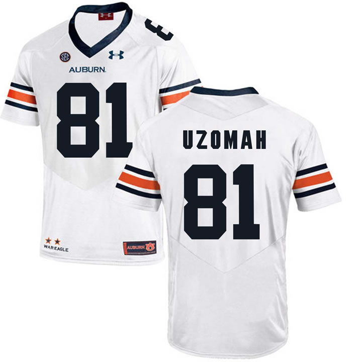 Auburn Tigers #81 C.J. Uzomah White College Football Jersey DingZhi,We sell and wholesale Auburn Tigers #81 C.J. Uzomah White College Football Jersey DingZhi on line form chian!