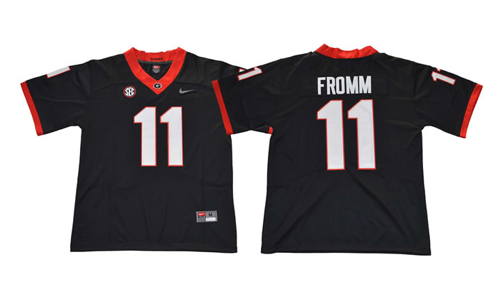 Georgia Bulldogs #11 Jake Fromm Black With Diamond Logo College Football Jersey,We sell and wholesale Georgia Bulldogs #11 Jake Fromm Black With Diamond Logo College Football Jersey on line form chian!