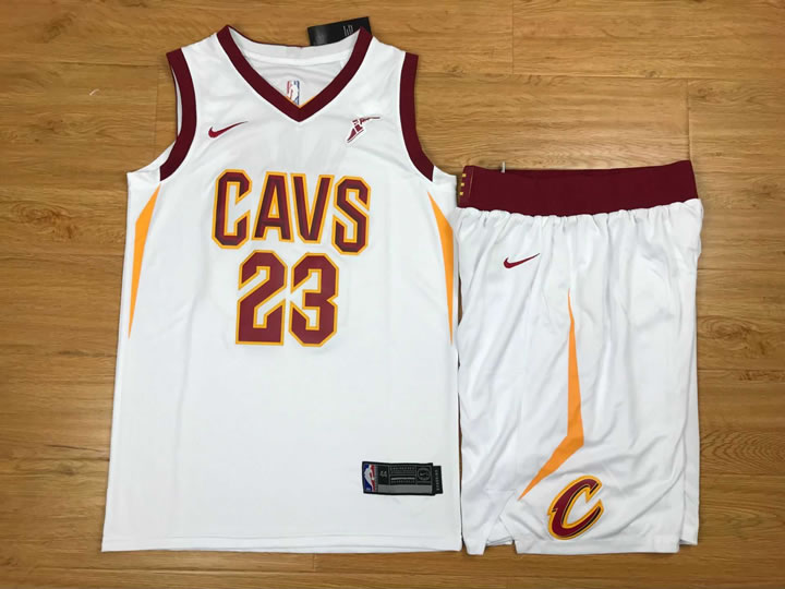 Nike Cleveland Cavaliers #23 Lebron James White Swingman Stitched NBA Jersey(With Shorts),We sell and wholesale Nike Cleveland Cavaliers #23 Lebron James White Swingman Stitched NBA Jersey(With Shorts) on line form chian!