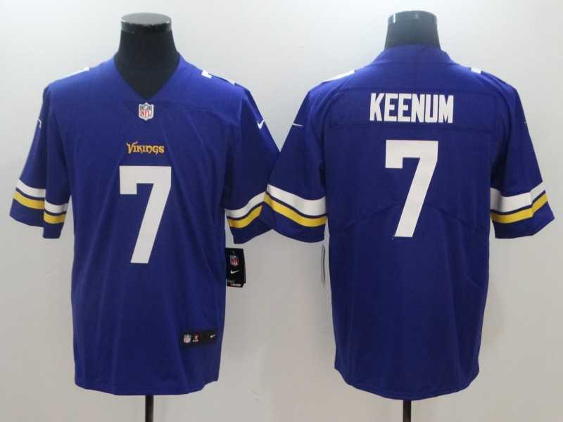Nike Vikings #7 Case Keenum Purple Vapor Untouchable Player Limited Jersey,We sell and wholesale Nike Vikings #7 Case Keenum Purple Vapor Untouchable Player Limited Jersey on line form chian!