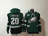 Philadelphia Eagles #20 Brian Dawkins Green All Stitched Hooded Sweatshirt,baseball caps,new era cap wholesale,wholesale hats