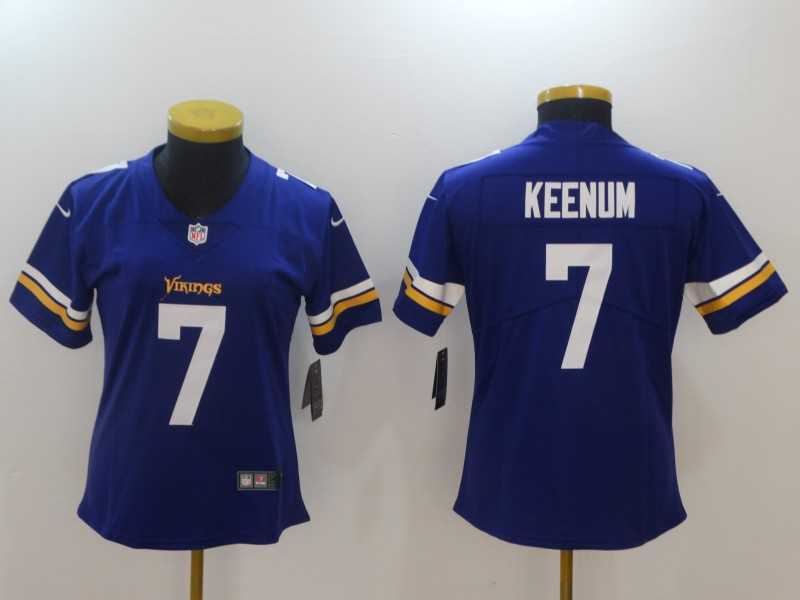 Women Nike Minnesota Vikings #7 Case Keenum Purple Vapor Untouchable Player Limited Jersey,We sell and wholesale Women Nike Minnesota Vikings #7 Case Keenum Purple Vapor Untouchable Player Limited Jersey on line form chian!