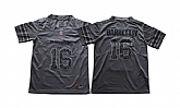 Youth Ohio State Buckeyes #16 J.T. Barrett IV Dark Gray College Football Jersey,baseball caps,new era cap wholesale,wholesale hats