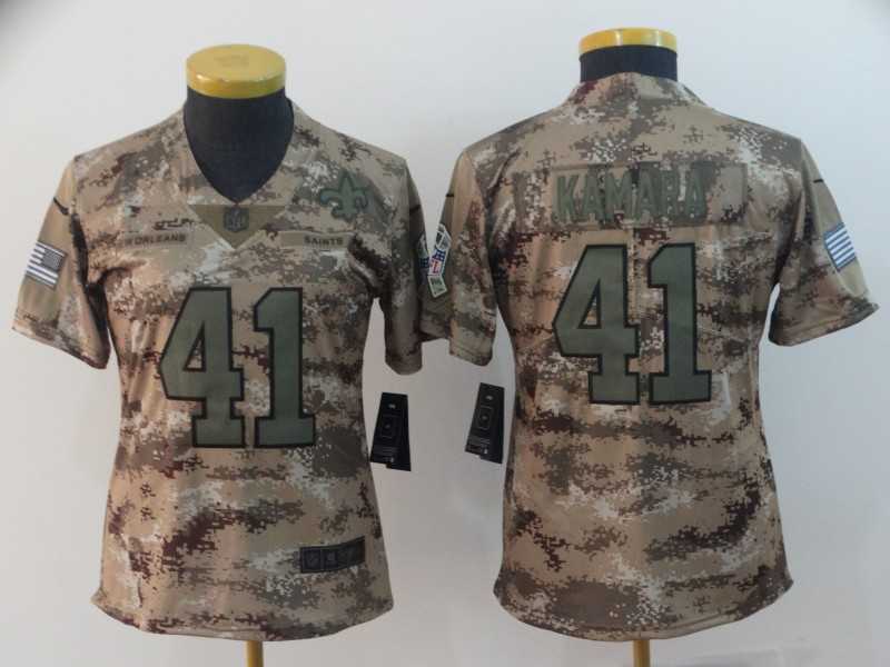 Women Nike Saints 41 Alvin Kamara Camo Salute To Service Limited Jersey,We sell and wholesale Women Nike Saints 41 Alvin Kamara Camo Salute To Service Limited Jersey on line form chian!
