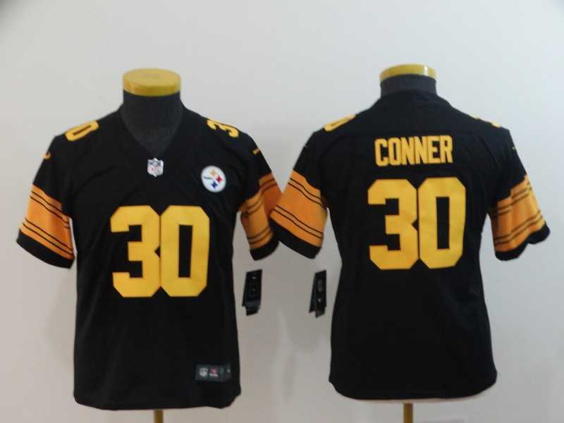 Youth Nike Steelers 30 James Conner Black Color Rush Limited Jersey,We sell and wholesale Youth Nike Steelers 30 James Conner Black Color Rush Limited Jersey on line form chian!