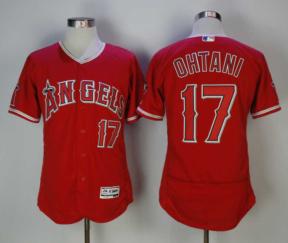 Angels 17 Shohei Ohtani Red Flexbase baseball Jerseys,We sell and wholesale Angels 17 Shohei Ohtani Red Flexbase baseball Jerseys on line form chian!