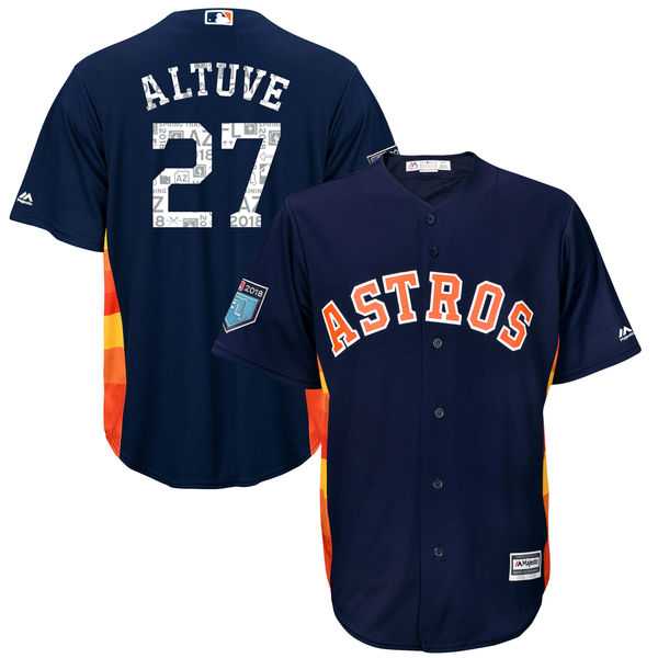 Astros 27 Jose Altuve Navy 2018 Spring Training Cool Base baseball Jerseys,We sell and wholesale Astros 27 Jose Altuve Navy 2018 Spring Training Cool Base baseball Jerseys on line form chian!