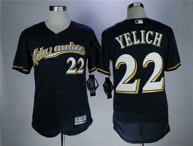 Brewers 22 Christian Yelich Navy Flexbase baseball Jerseys,We sell and wholesale Brewers 22 Christian Yelich Navy Flexbase baseball Jerseys on line form chian!