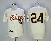 Colts 24 Jimmy Wynn Cream 1964 Throwback baseball Jerseys,baseball caps,new era cap wholesale,wholesale hats