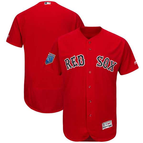 Customized Men's Red Sox Red 2018 Spring Training Flexbase Jersey,We sell and wholesale Customized Men's Red Sox Red 2018 Spring Training Flexbase Jersey on line form chian!