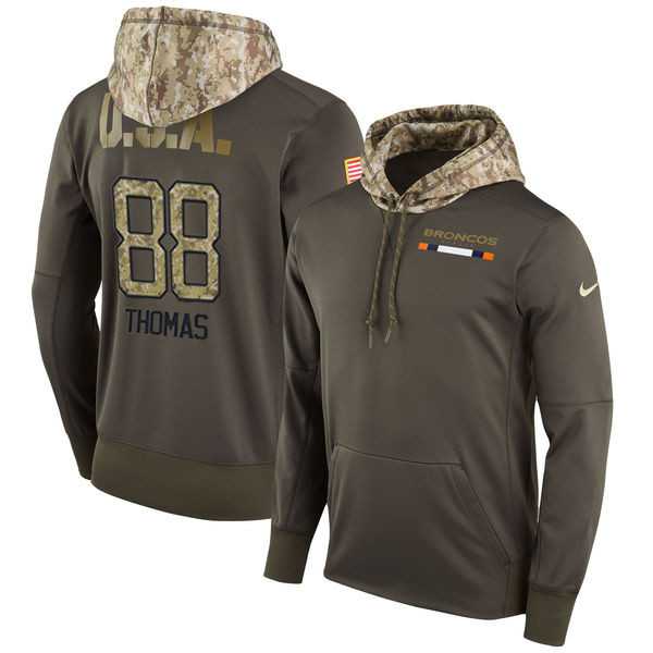 Nike Broncos 88 Demaryius Thomas Men's Olive Salute To Service Pullover Hoodie,We sell and wholesale Nike Broncos 88 Demaryius Thomas Men's Olive Salute To Service Pullover Hoodie on line form chian!