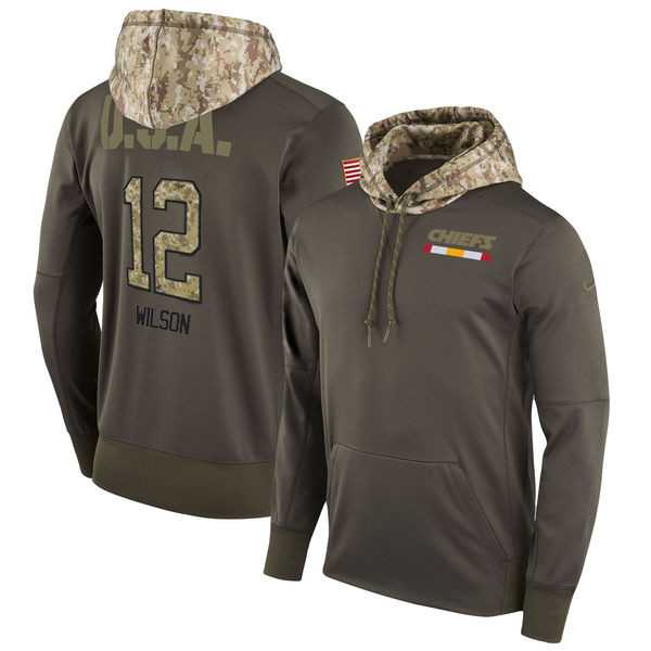 Nike Chiefs 12 Albert Wilson Men's Olive Salute To Service Pullover Hoodie,We sell and wholesale Nike Chiefs 12 Albert Wilson Men's Olive Salute To Service Pullover Hoodie on line form chian!
