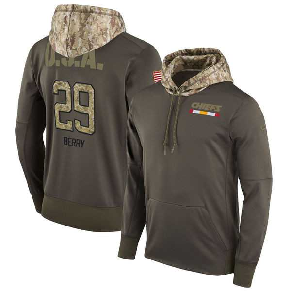 Nike Chiefs 29 Eric Berry Men's Olive Salute To Service Pullover Hoodie,We sell and wholesale Nike Chiefs 29 Eric Berry Men's Olive Salute To Service Pullover Hoodie on line form chian!