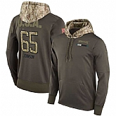 Nike Eagles 65 Lane Johnson Men's Olive Salute To Service Pullover Hoodie,baseball caps,new era cap wholesale,wholesale hats