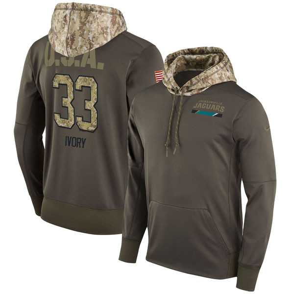 Nike Jaguars 33 Chris Ivory Men's Olive Salute To Service Pullover Hoodie,We sell and wholesale Nike Jaguars 33 Chris Ivory Men's Olive Salute To Service Pullover Hoodie on line form chian!