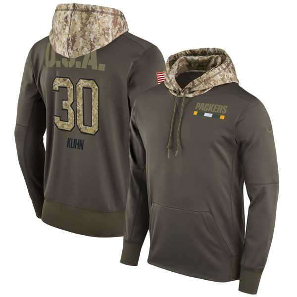 Nike Packers 30 John Kuhn Men's Olive Salute To Service Pullover Hoodie,We sell and wholesale Nike Packers 30 John Kuhn Men's Olive Salute To Service Pullover Hoodie on line form chian!