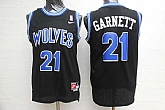 Nike Timberwolves 21 Kevin Garnett Black Swingman Stitched NBA Jersey,baseball caps,new era cap wholesale,wholesale hats