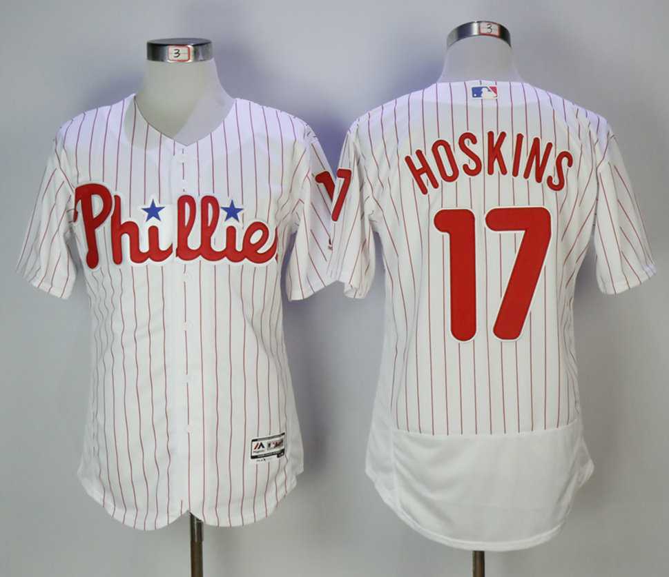 Phillies 17 Rhys Hoskins White Flexbase baseball Jerseys,We sell and wholesale Phillies 17 Rhys Hoskins White Flexbase baseball Jerseys on line form chian!