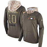 Women Nike Broncos 10 Emmanuel Sanders Olive Salute To Service Pullover Hoodie,baseball caps,new era cap wholesale,wholesale hats