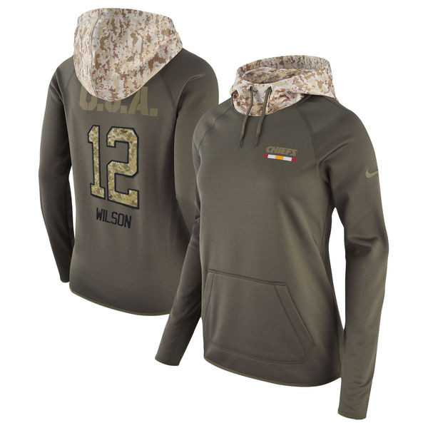 Women Nike Chiefs 12 Albert Wilson Olive Salute To Service Pullover Hoodie,We sell and wholesale Women Nike Chiefs 12 Albert Wilson Olive Salute To Service Pullover Hoodie on line form chian!