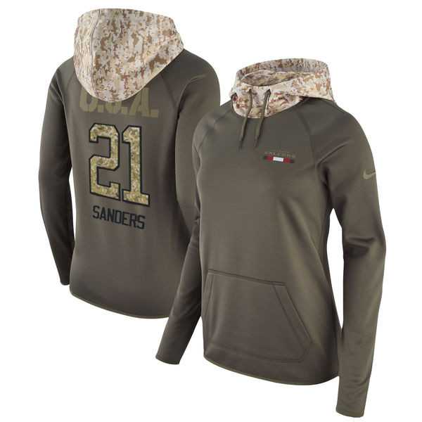 Women Nike Falcons 21 Deion Sanders Olive Salute To Service Pullover Hoodie,We sell and wholesale Women Nike Falcons 21 Deion Sanders Olive Salute To Service Pullover Hoodie on line form chian!