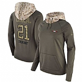 Women Nike Falcons 21 Desmond Trufant Olive Salute To Service Pullover Hoodie,baseball caps,new era cap wholesale,wholesale hats