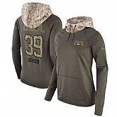 Women Nike Packers 39 Demetri Goodson Olive Salute To Service Pullover Hoodie,baseball caps,new era cap wholesale,wholesale hats