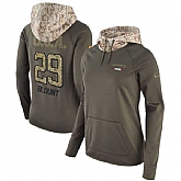 Women Nike Patriots 29 LeGarrette Blount Olive Salute To Service Pullover Hoodie,baseball caps,new era cap wholesale,wholesale hats