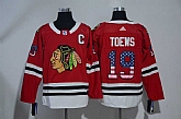 Chicago Blackhawks #19 Jonathan Toews Red USA Flag Adidas Stitched Jersey,baseball caps,new era cap wholesale,wholesale hats