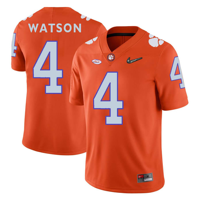 Clemson Tigers #4 DeShaun Watson Orange With Diamond Logo College Football Jersey DingZhi,We sell and wholesale Clemson Tigers #4 DeShaun Watson Orange With Diamond Logo College Football Jersey DingZhi on line form chian!