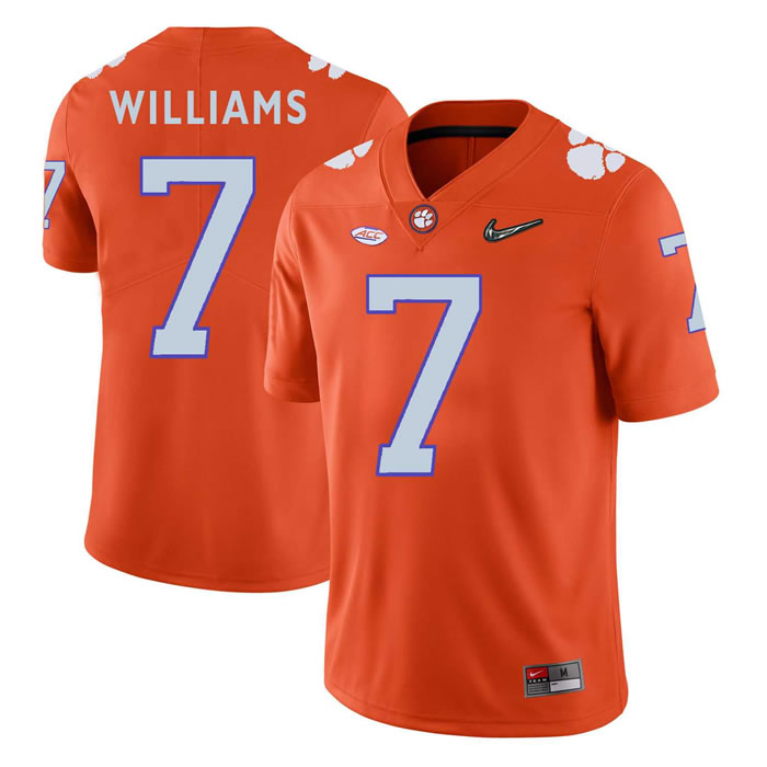 Clemson Tigers #7 Mike Williams Orange With Diamond Logo College Football Jersey DingZhi,We sell and wholesale Clemson Tigers #7 Mike Williams Orange With Diamond Logo College Football Jersey DingZhi on line form chian!