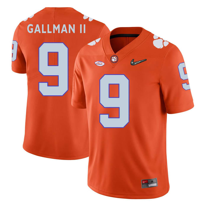 Clemson Tigers #9 Wayne Gallman II Orange With Diamond Logo College Football Jersey DingZhi,We sell and wholesale Clemson Tigers #9 Wayne Gallman II Orange With Diamond Logo College Football Jersey DingZhi on line form chian!