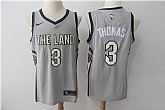 Nike Cleveland Cavaliers #3 Isaiah Thomas Gray City Edition Swingman Jersey,baseball caps,new era cap wholesale,wholesale hats