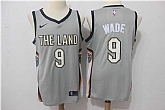 Nike Cleveland Cavaliers #9 Dwyane Wade Gray City Edition Swingman Jersey,baseball caps,new era cap wholesale,wholesale hats