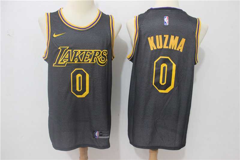 Nike Los Angeles Lakers #0 Kyle Kuzma Black City Edition Swingman Jersey,We sell and wholesale Nike Los Angeles Lakers #0 Kyle Kuzma Black City Edition Swingman Jersey on line form chian!