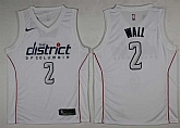 Nike Wizards #2 John Wall White City Edition Swingman Jersey,baseball caps,new era cap wholesale,wholesale hats