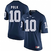 Penn State Nittany Lions #10 Brandon Polk Navy College Football Jersey DingZhi,baseball caps,new era cap wholesale,wholesale hats