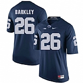 Penn State Nittany Lions #26 Saquon Barkley Navy College Football Jersey DingZhi,baseball caps,new era cap wholesale,wholesale hats